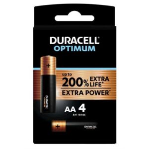PILHA DURACEL. -OPTIMUM AA(LR6)K4